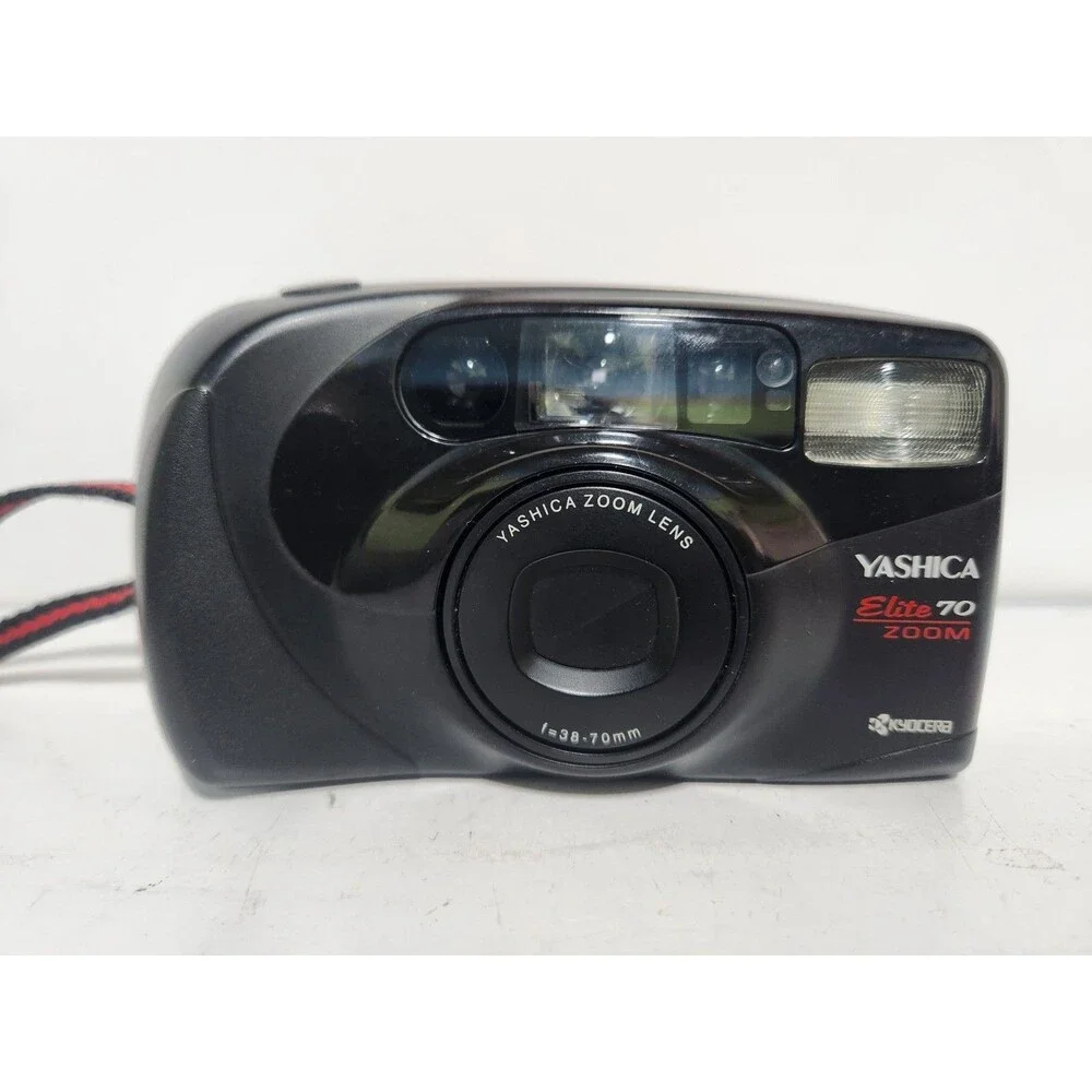 Yashica Elite Zoom 70 35mm Flash Point and Shoot Film Camera with 38-70mm Lens